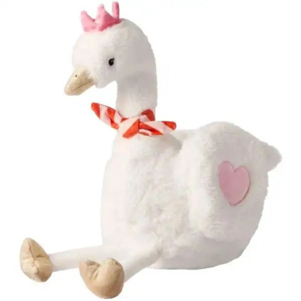 White Princess Swan Plush NEW